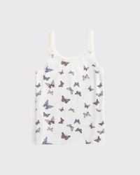 camiseta de tirantes de canalé con encaje