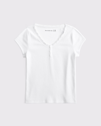 lace-trim henley from Abercrombie & Fitch - $14.99 (6% off)