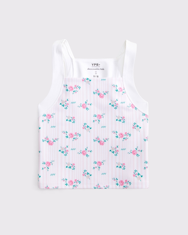 ypb floral golf tank, Pink Floral view 1