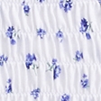 white and blue floral