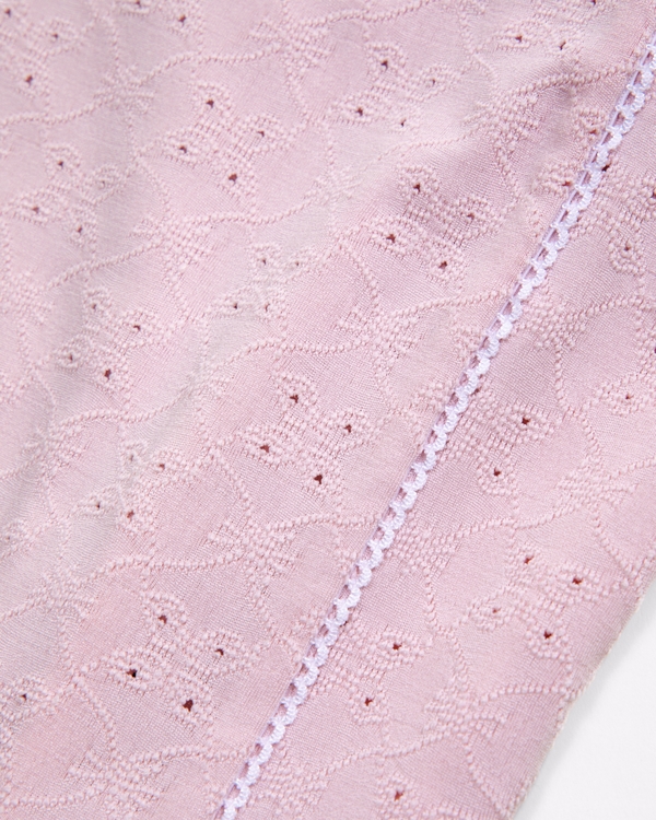 ypb embroidered stitched tank, Light Pink view 2