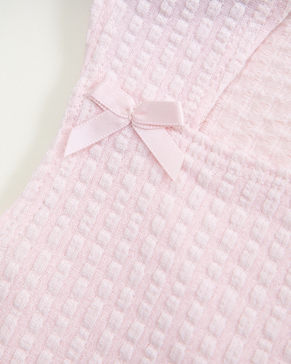 slim bow tee, Pale Lilac view 2