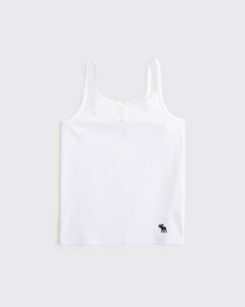 lace-trim icon cami from Abercrombie & Fitch - $11.97