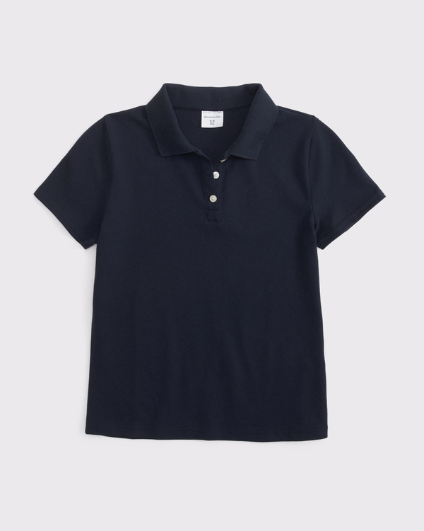 uniform 3-button polo, Navy view 1