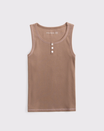 scoopneck henley tank from Abercrombie & Fitch - $19.95