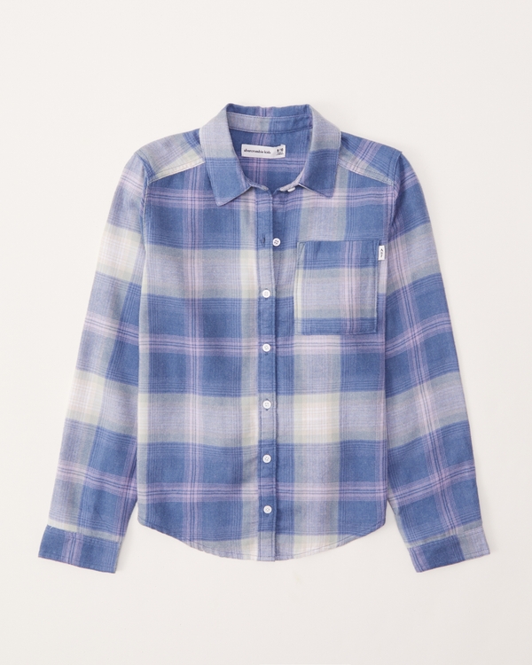 classic flannel, Turq/blue Pattern