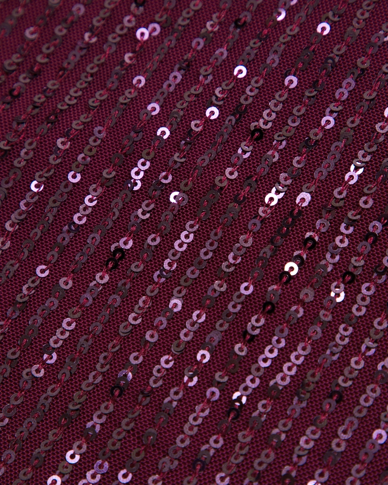 short-sleeve sequin set top