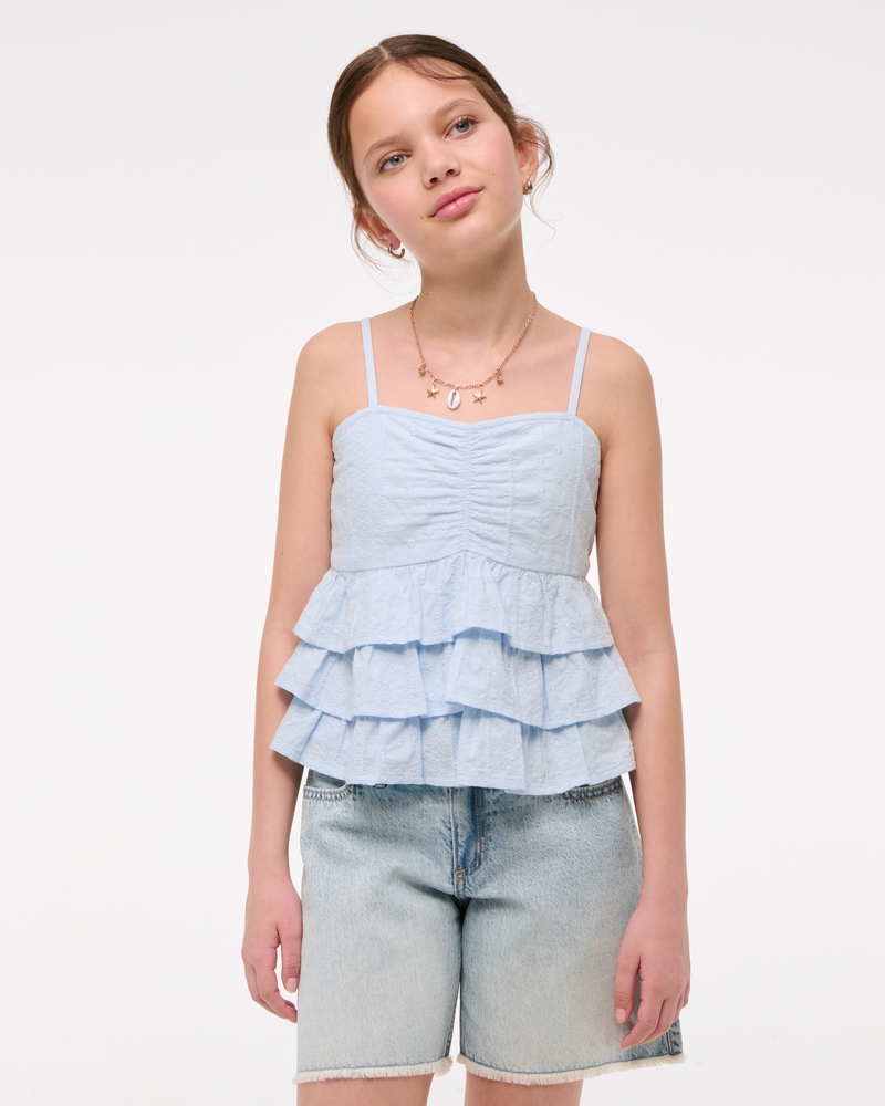 chiffon babydoll top