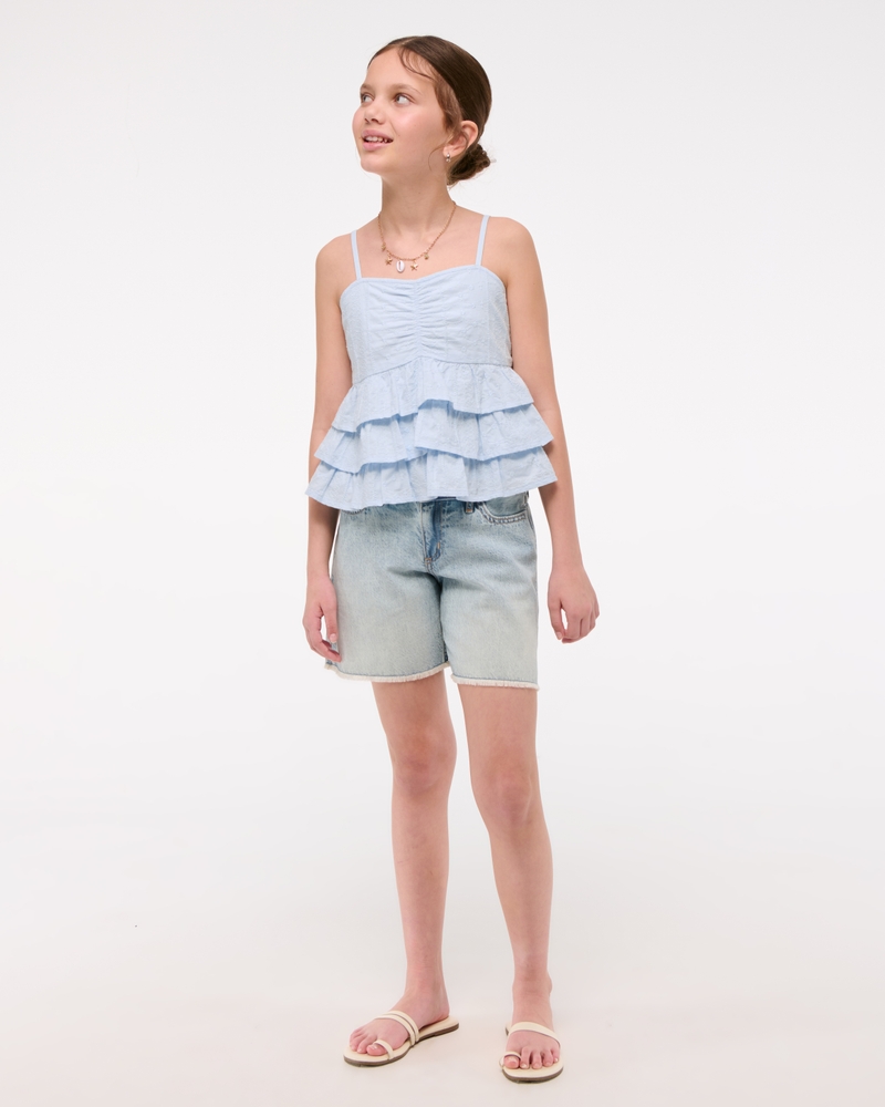 ruffle babydoll top