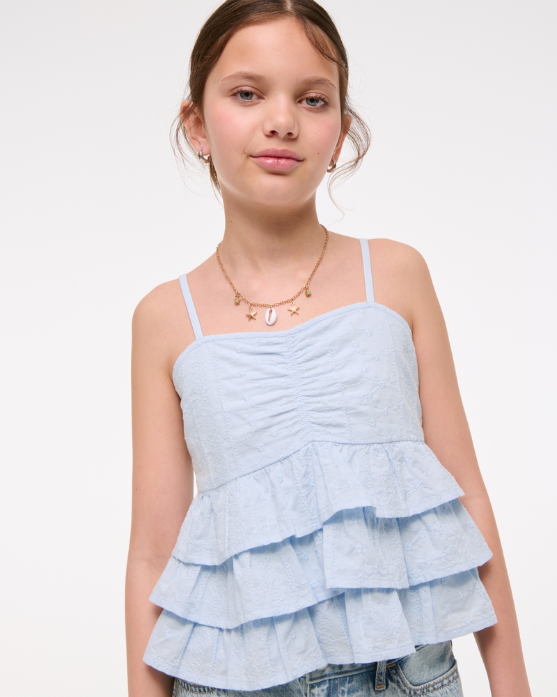 ruffle babydoll top