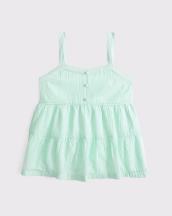 babydoll button-through top