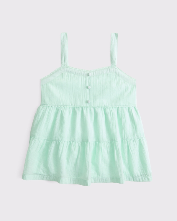 babydoll button-through top