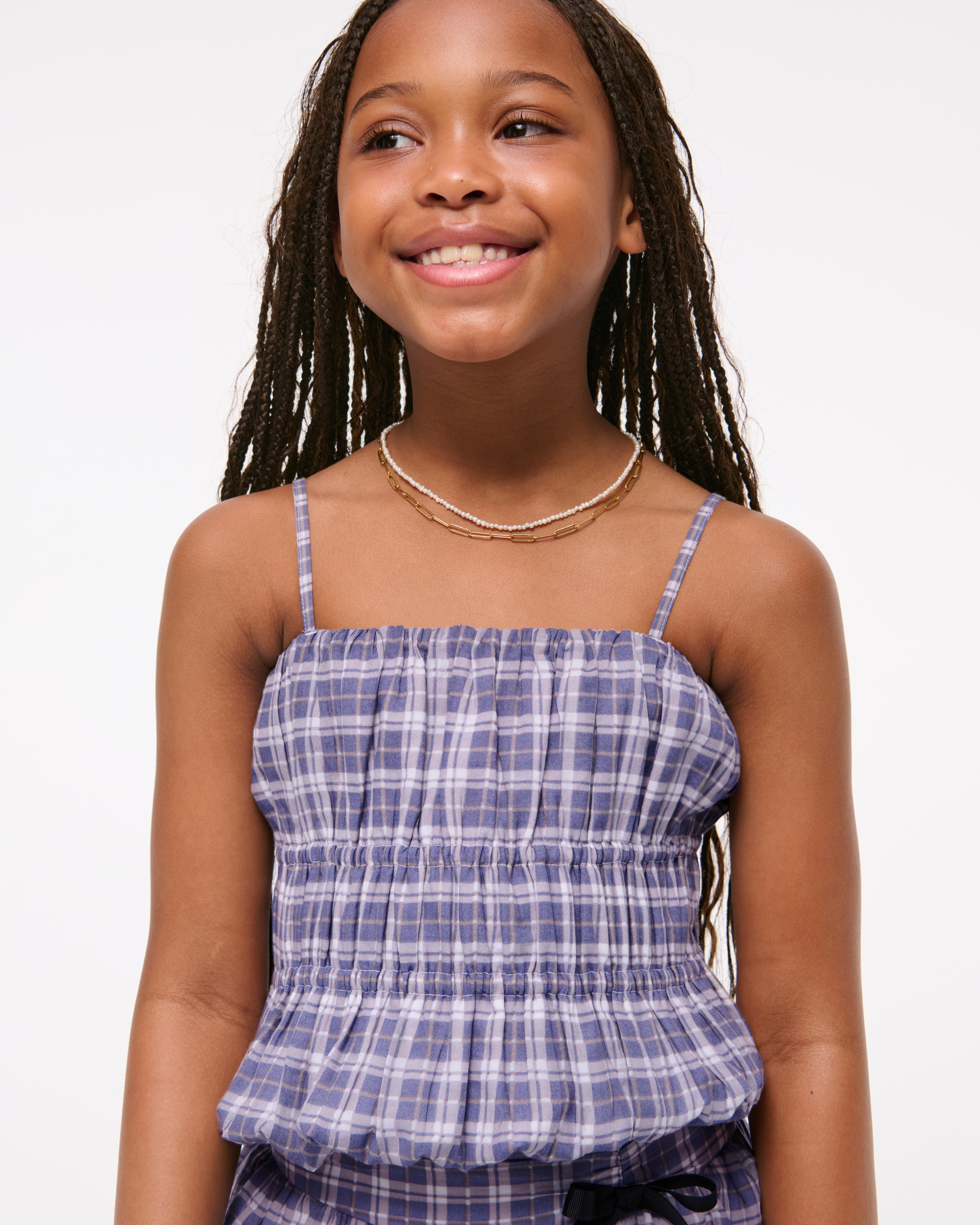 girls smocked top
