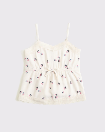lace-trim babydoll top from Abercrombie & Fitch - $15.99