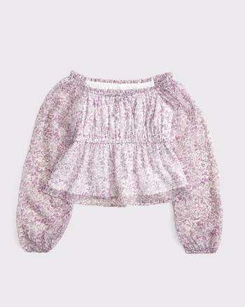 long-sleeve flowy babydoll top from Abercrombie & Fitch - $19.99