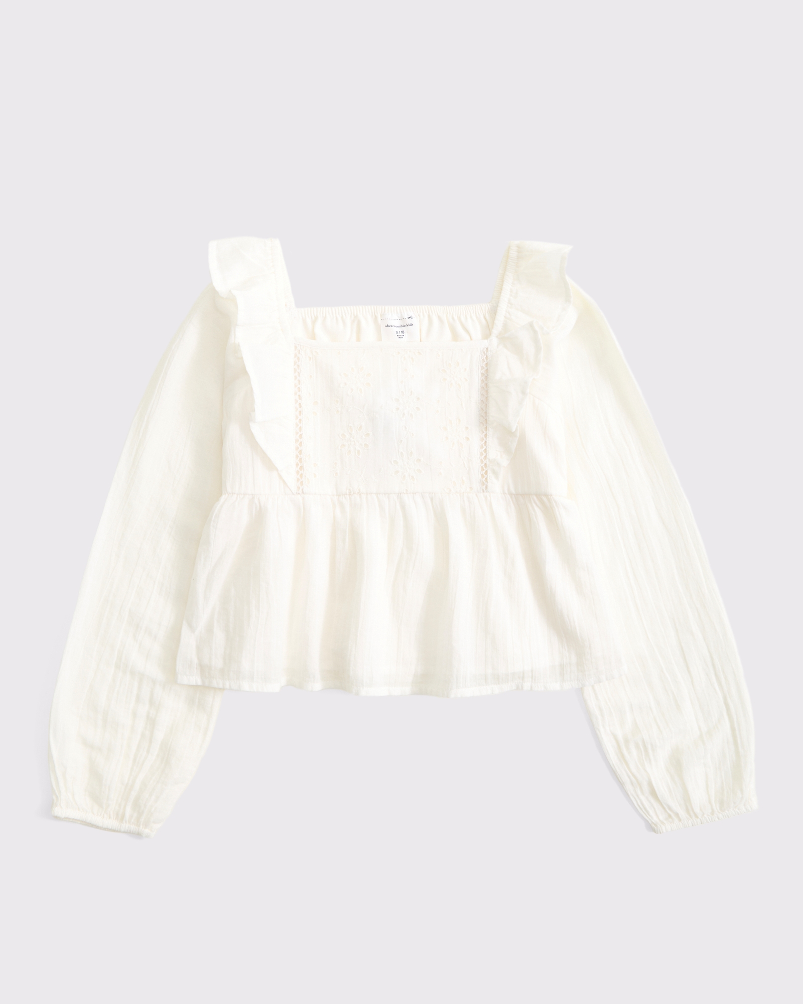 AMICA KIDS COUTURE FLEAR SLEEVES TOP