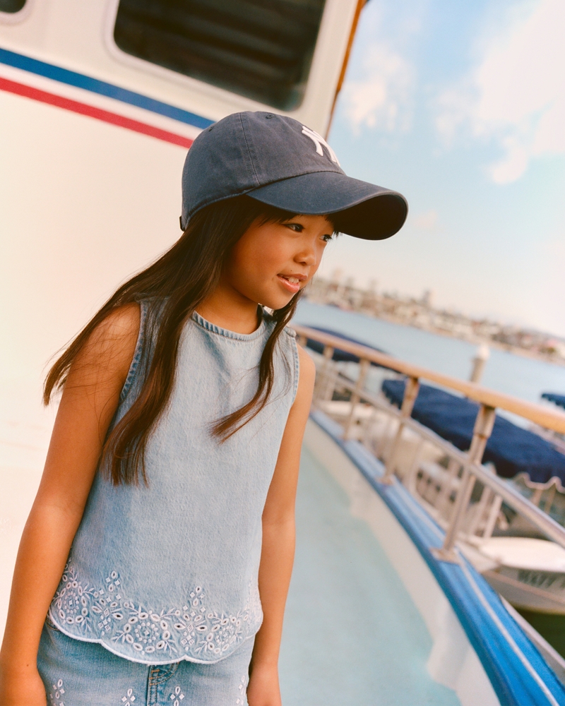 ruffle sleeve poplin top