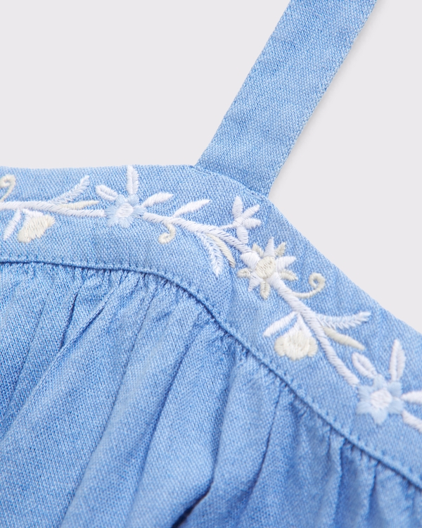 ruched squareneck set top, Blue view 2