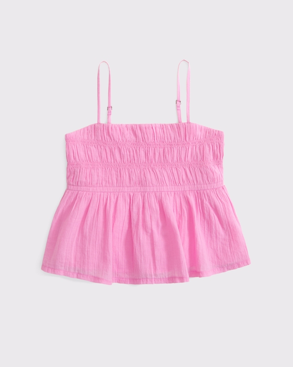 gauze cami top, Pink view 1