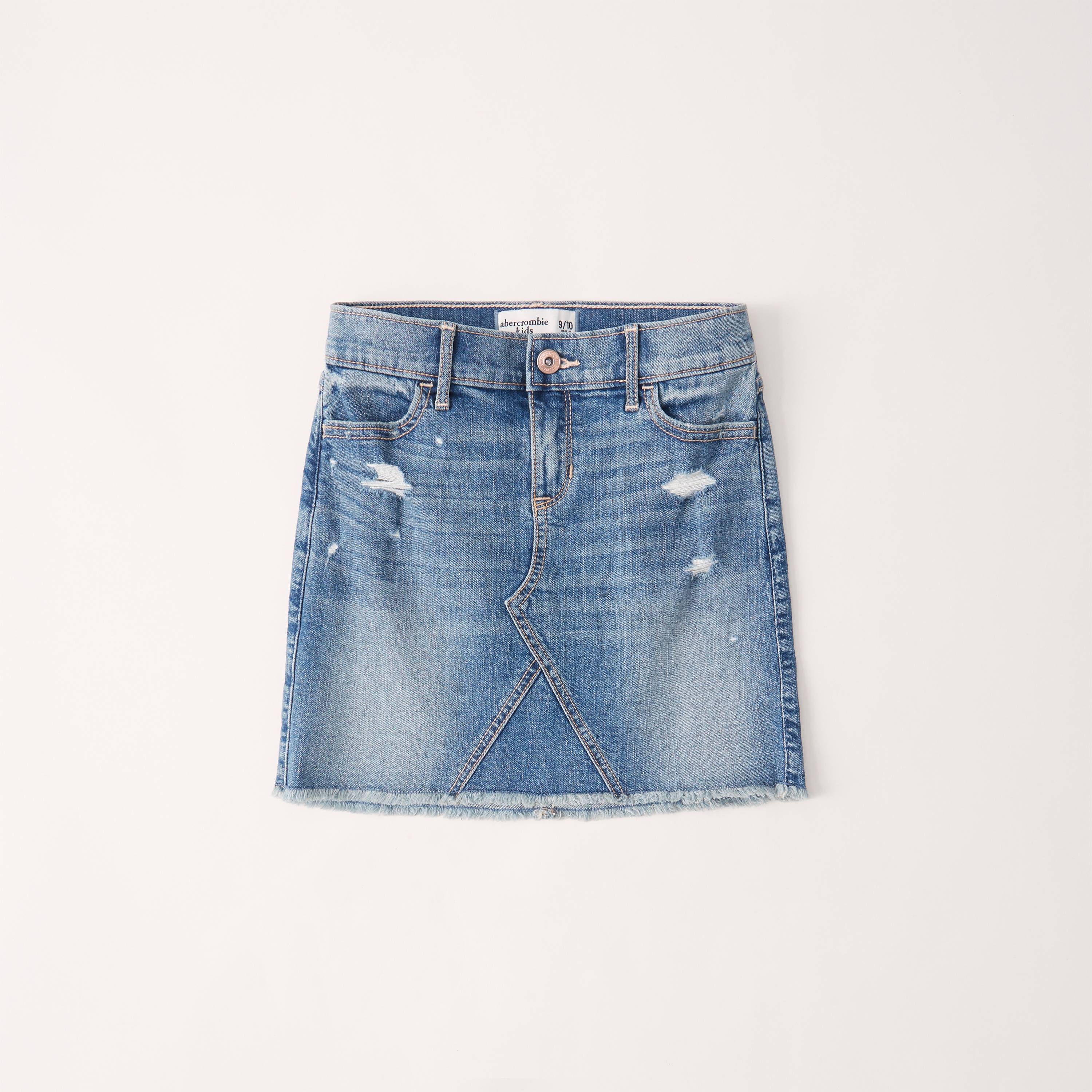 abercrombie and fitch jean skirt