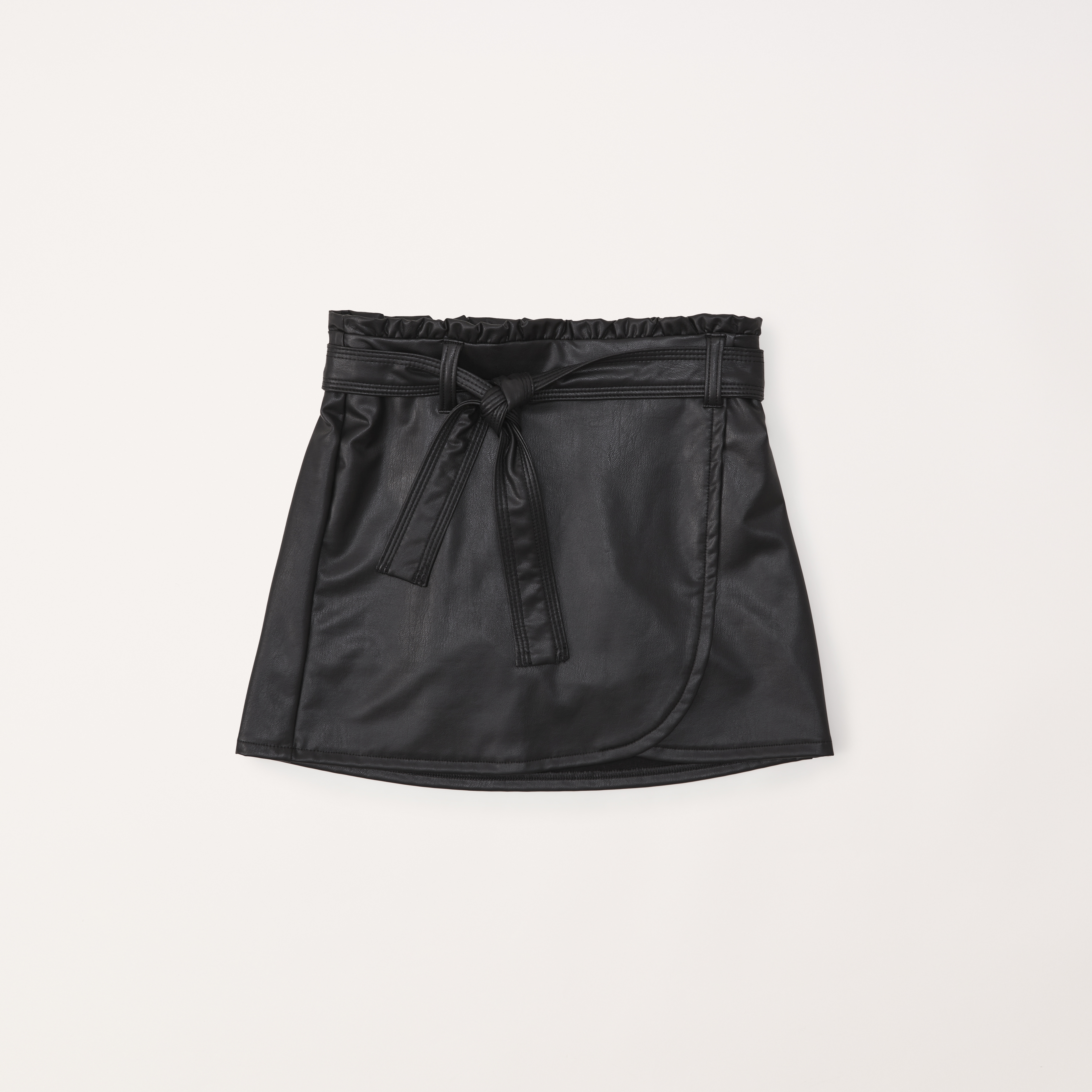 Abercrombie & fitch outlet faux leather mini skirt