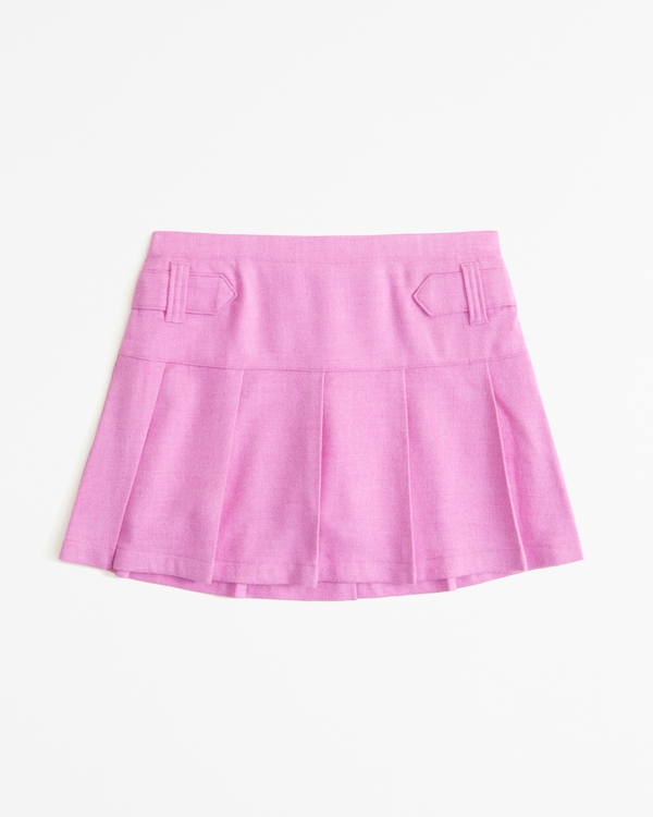 pleated skort, Pink