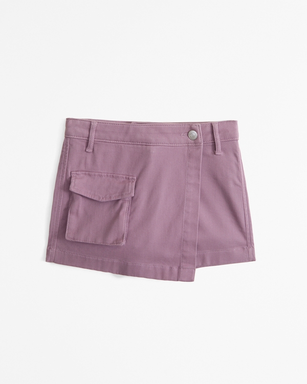 utility wrap skort, Dusty Pink