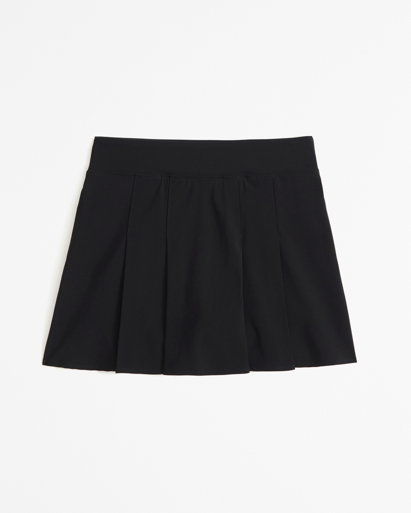 pleated uniform mini skort