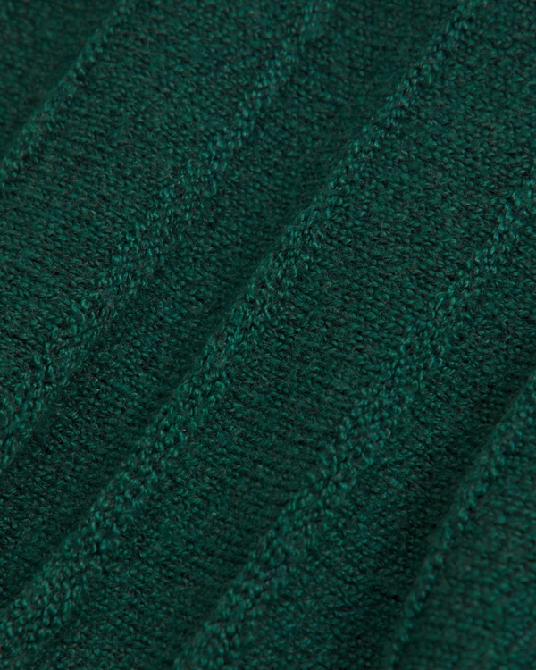 sweater pleated skirt, Dark Green view 2