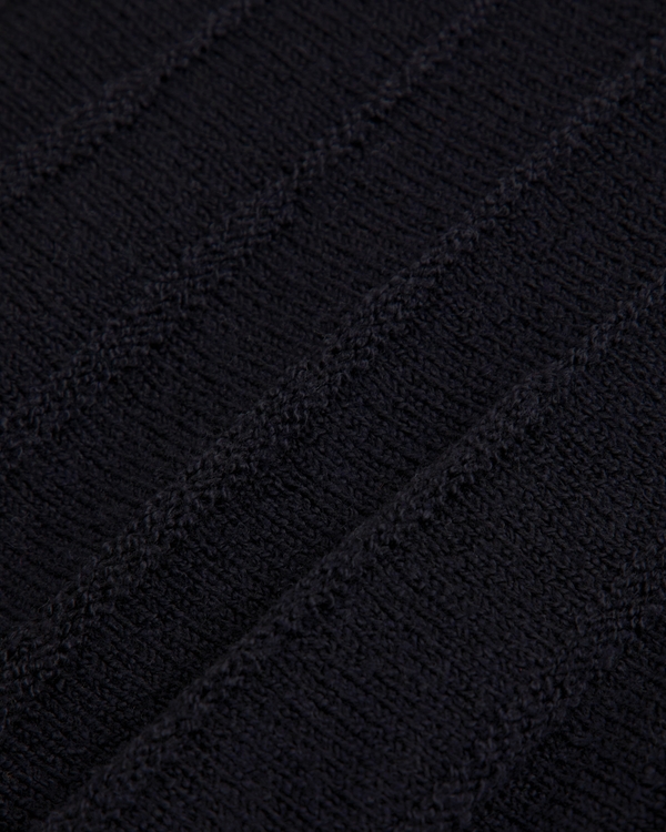 sweater pleated skirt, Black view 2