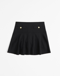 menswear button skort