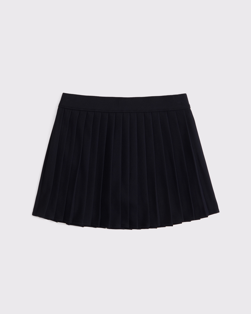 pleated mini skort