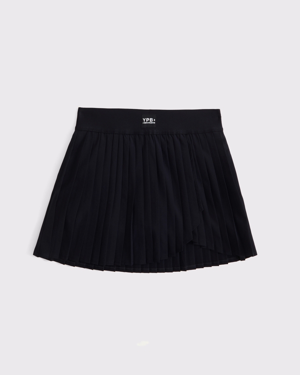 ypb pleated skort, Black view 1