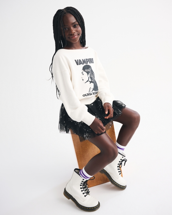 sparkle tiered ruffle skort