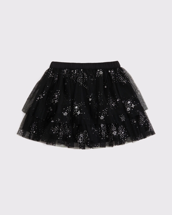 sparkle tiered ruffle skort