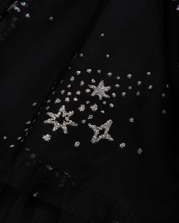 sparkle tiered ruffle skort, Black view 2