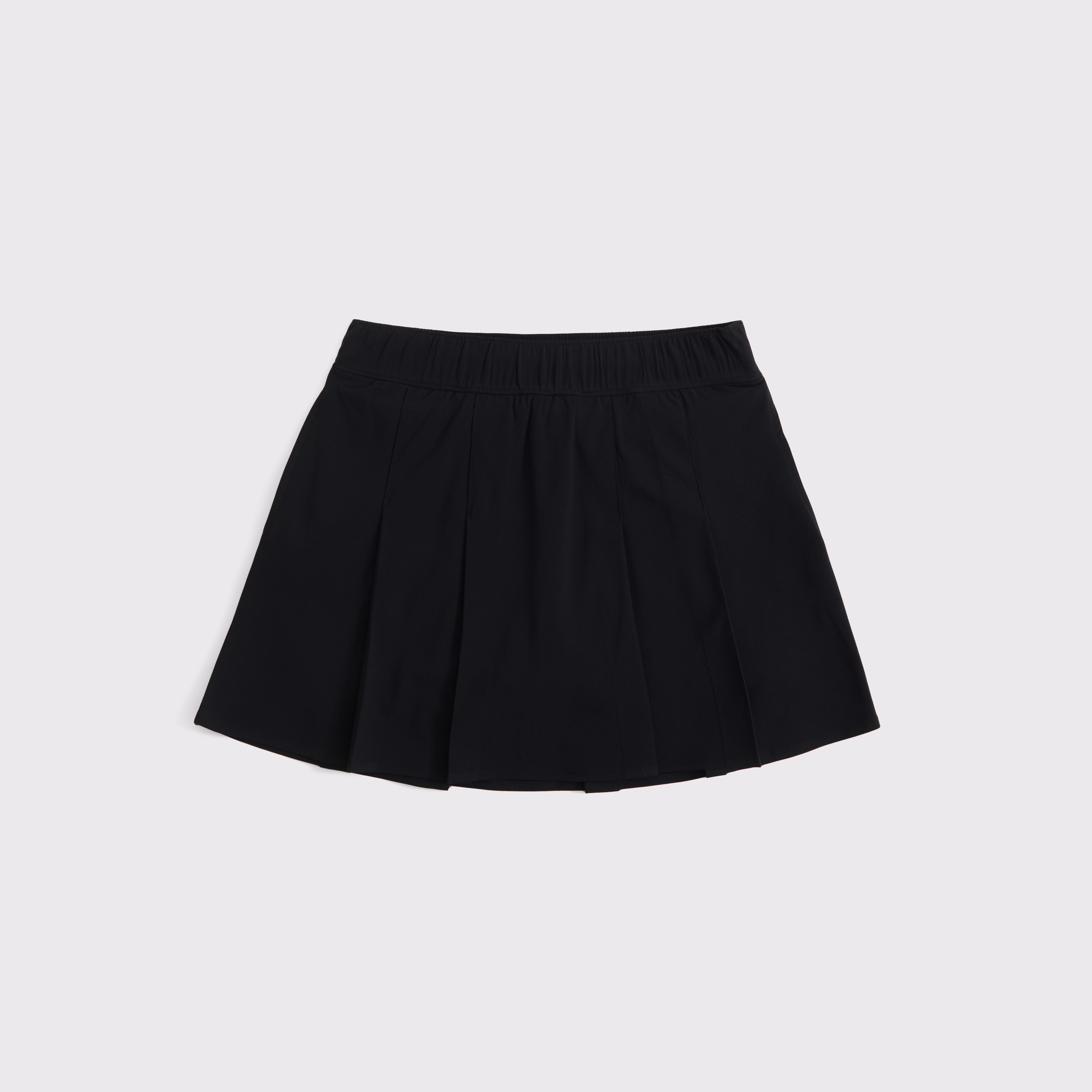 Abercrombie & Fitch Kids' Uniform Traveler Pleated Skort In Black
