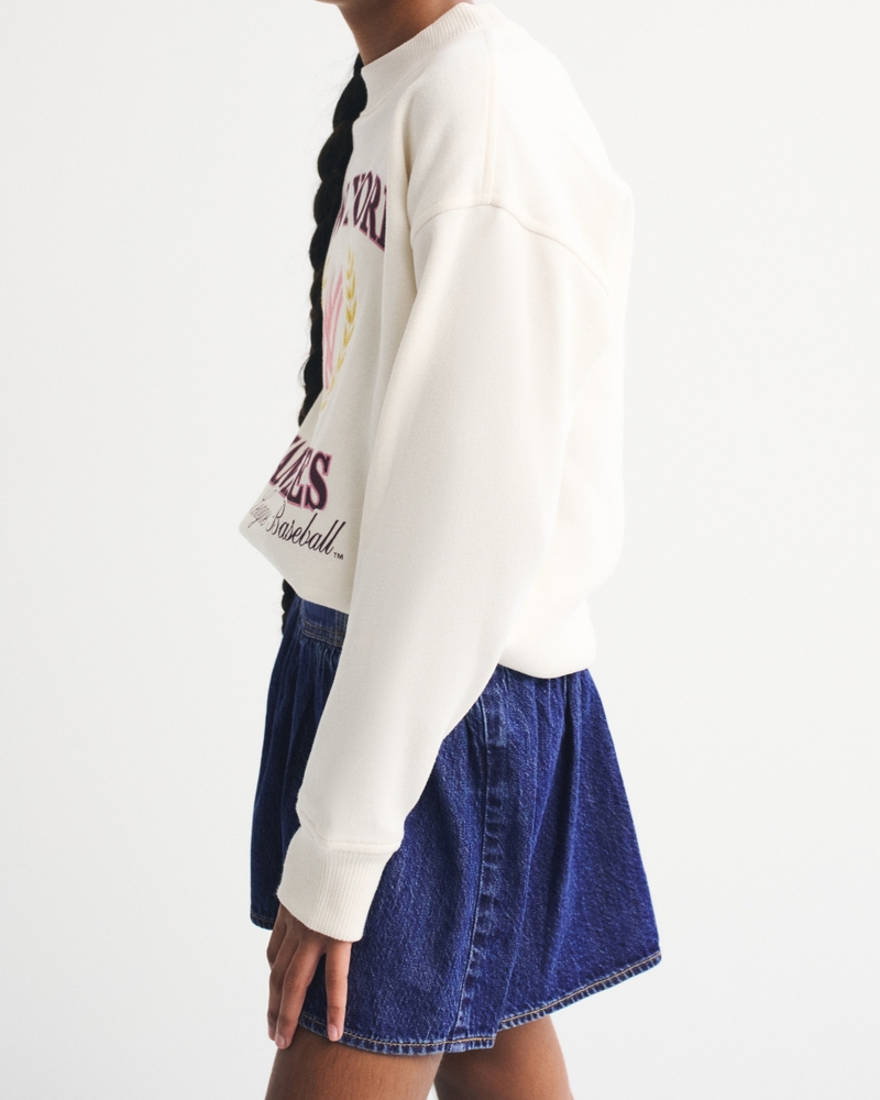 drop-waist skort
