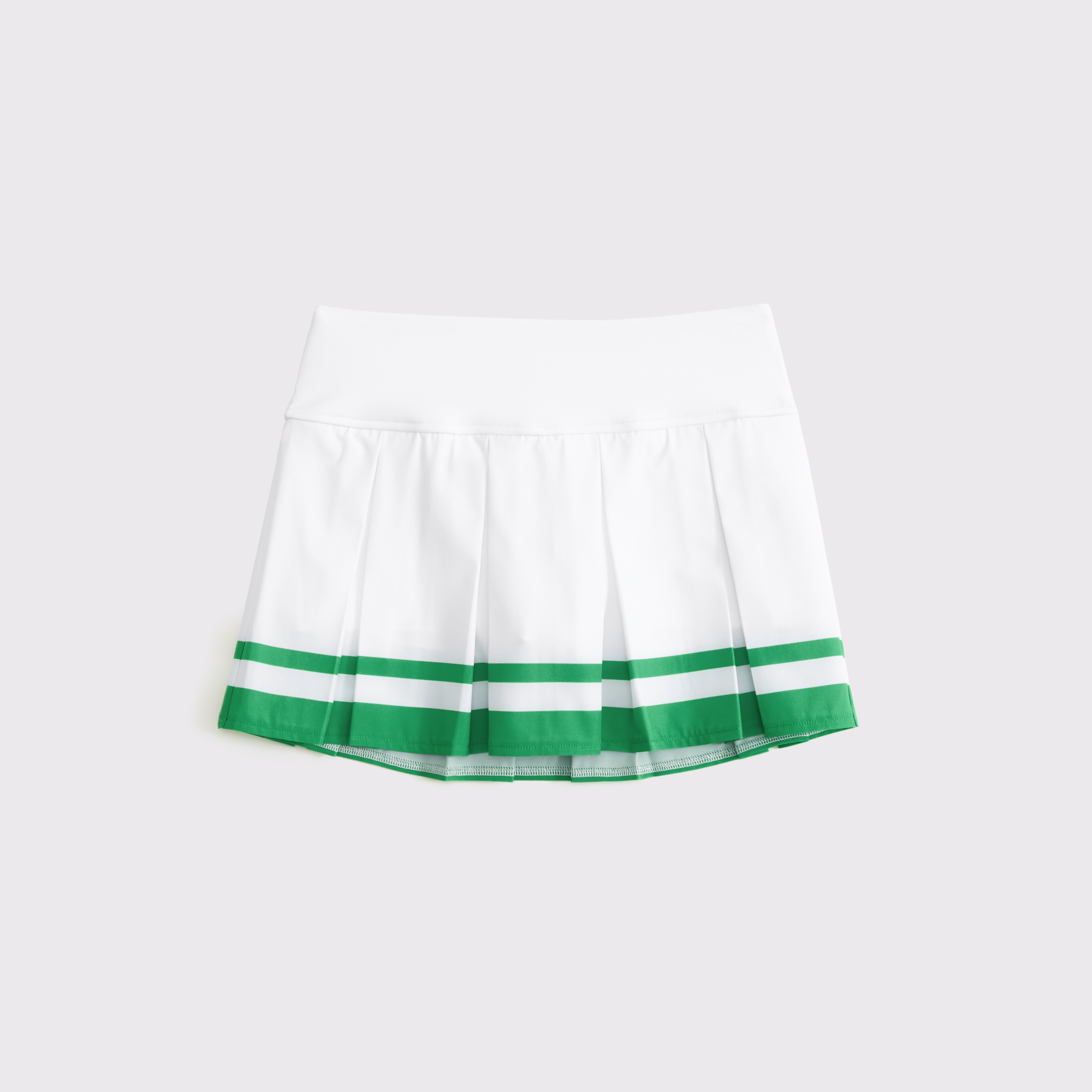 Abercrombie & Fitch Kids' Ypb Mixed Fabric Pleated Mini Skort