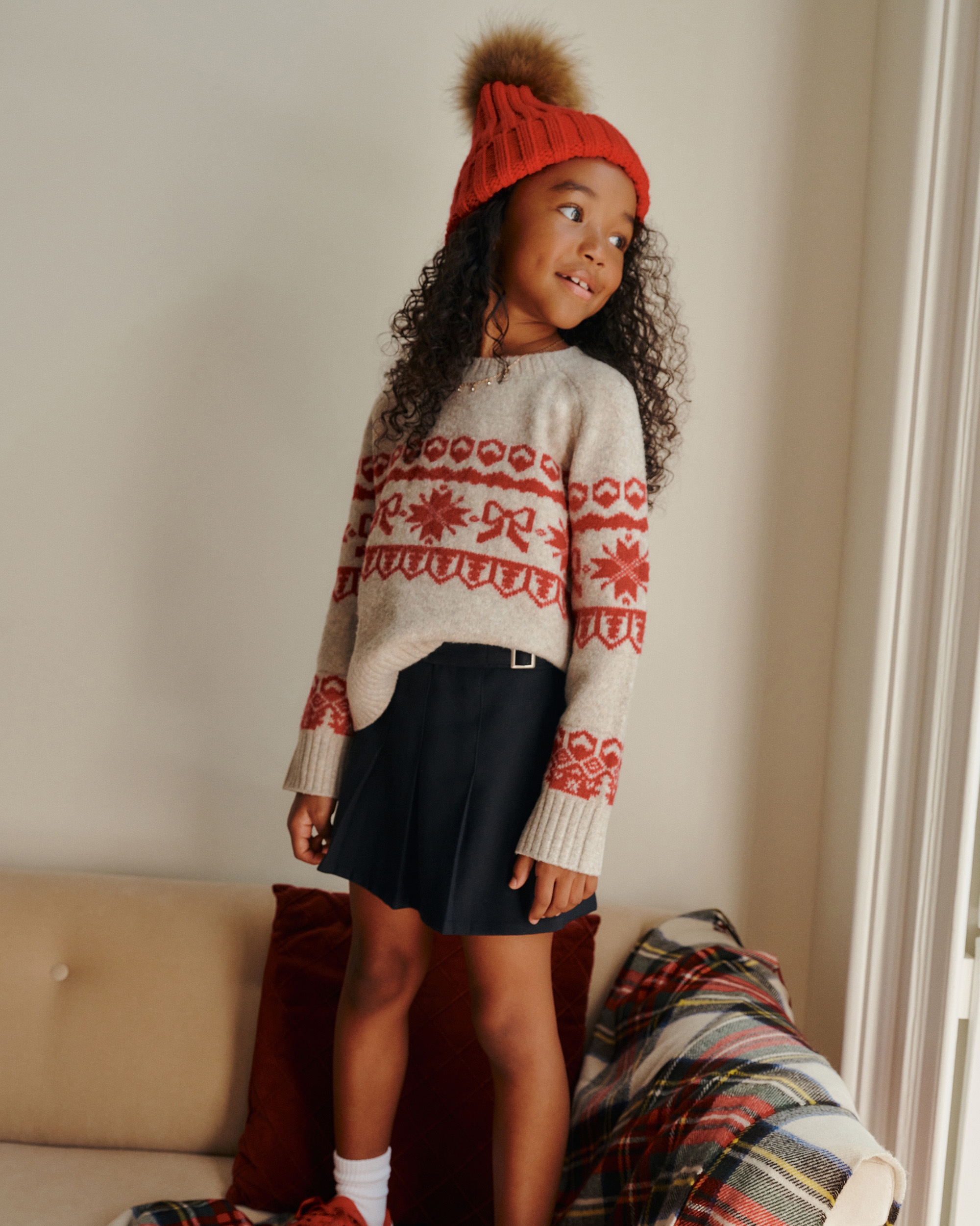 Abercrombie & Fitch Pleated Wrap Mini Skort In Black