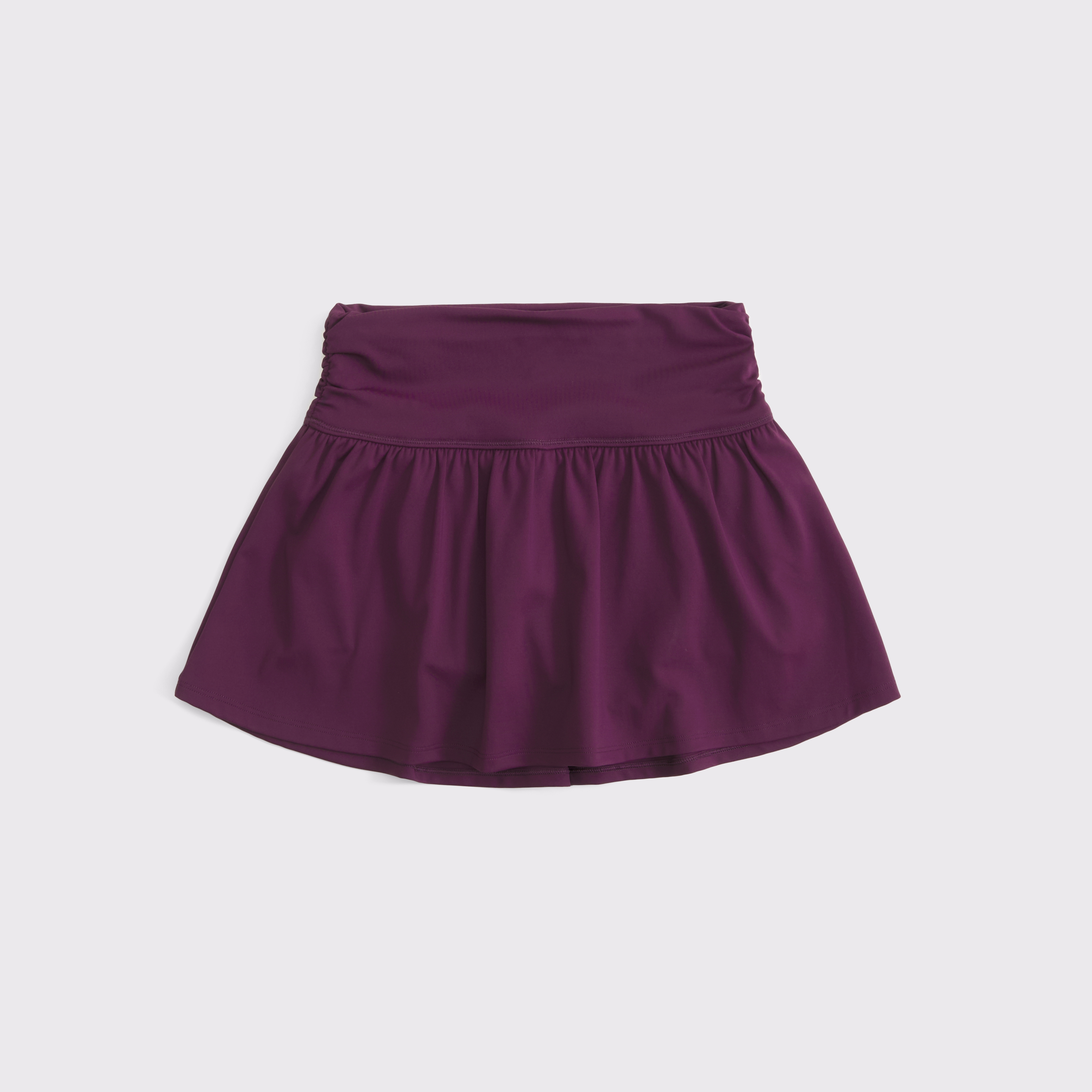 Abercrombie & Fitch Kids' Ypb Cinched Mini Skort In Burgundy