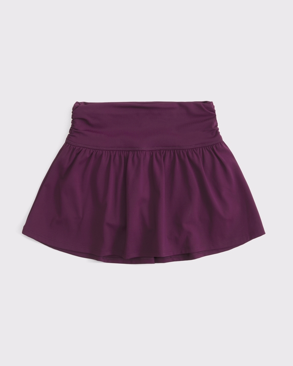 ypb cinched mini skort, Port Wine view 1