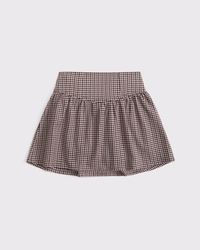 drop-waist skort