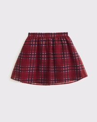 minifalda con corte circular