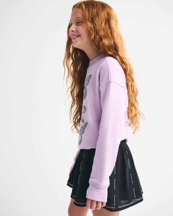 beaded micro mini skort