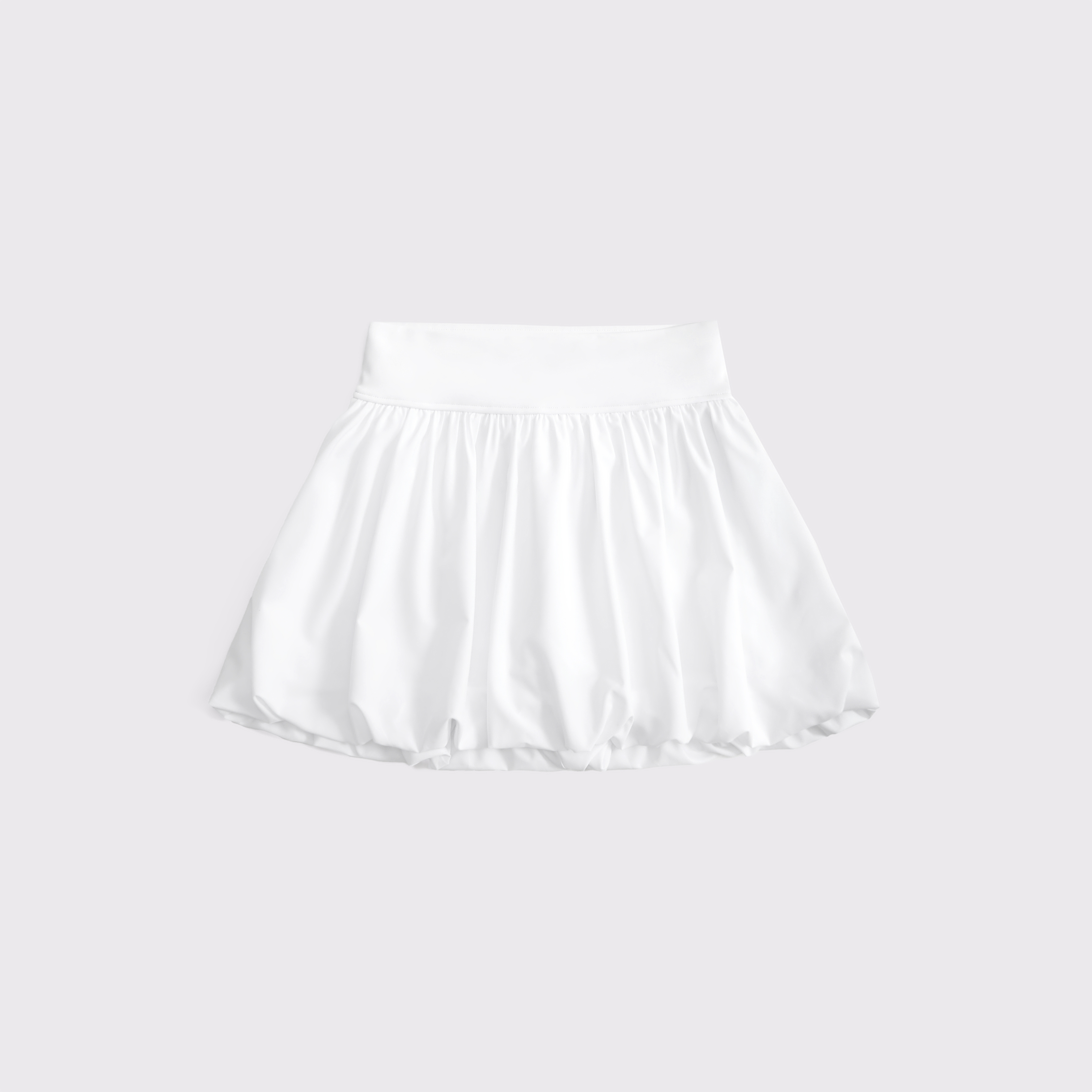 Abercrombie & Fitch Kids' Ypb Bubble Hem Mini Skort In White