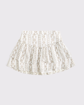 boho tiered mini skort from Abercrombie & Fitch - $18.99