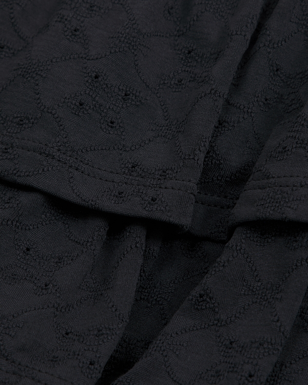 ypb tiered ruffle mini skort, Black view 2