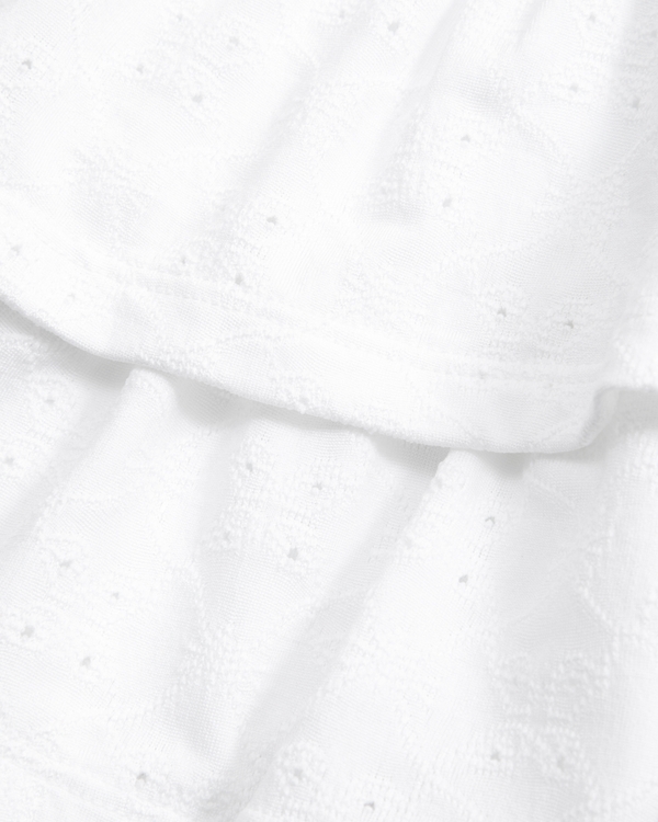 ypb tiered ruffle mini skort, White view 2