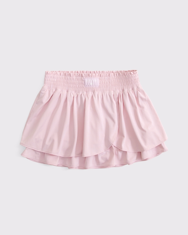 ypb tiered ruffle active skirt, Pale Lilac view 1